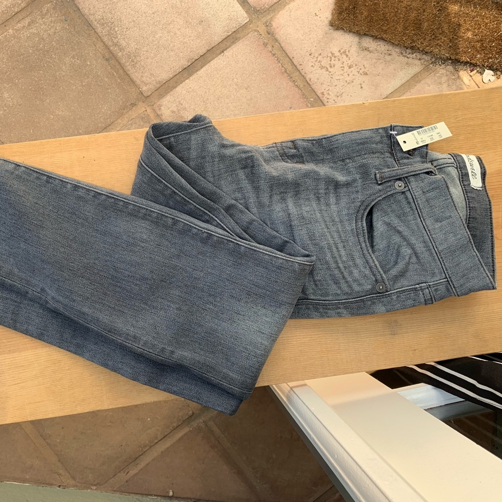 Madewell High Rise Skinny Gray